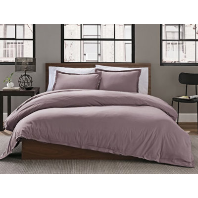 Samar Cotton Blend Percale Duvet Cover
