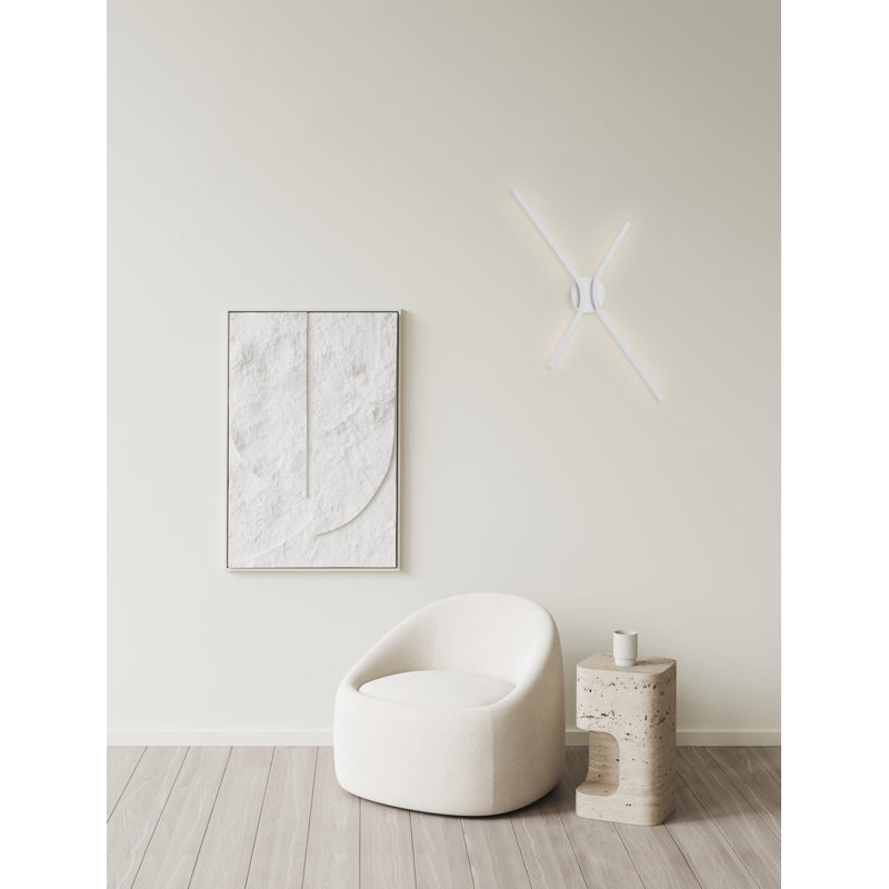 Aluminium Flush Mounted Sconce