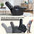 PU Lnfinite Position Up To 350 LBS Power Lift Recliner Chair For Elderly, Heavy Duty Motion Mechanism With 8-Point Vibration Massage And Lumbar Heating, USB Charging Port, Cup Holders-1369406881
