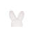 10" x 18" Easter Spring Themed Bunny Rabbit Cotton Tail Shaped Small/Petite Accent Throw Pillow