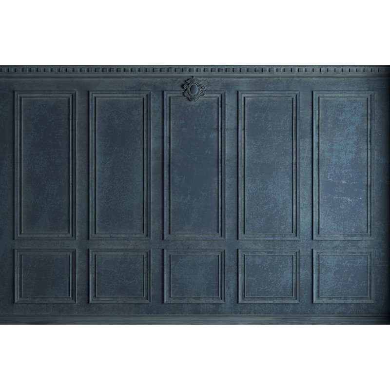 Deep Navy Classic Wall Panel Mural, 160" L x 108" W