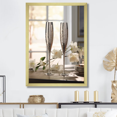 Champagne Flute Fantasies III sur toile