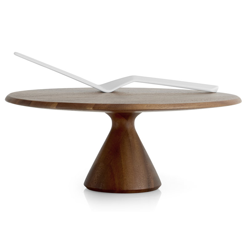 Nambe Quatro Cake Plate W/ Server
