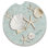 Stoneware Round 2 Piece Car Coaster Set