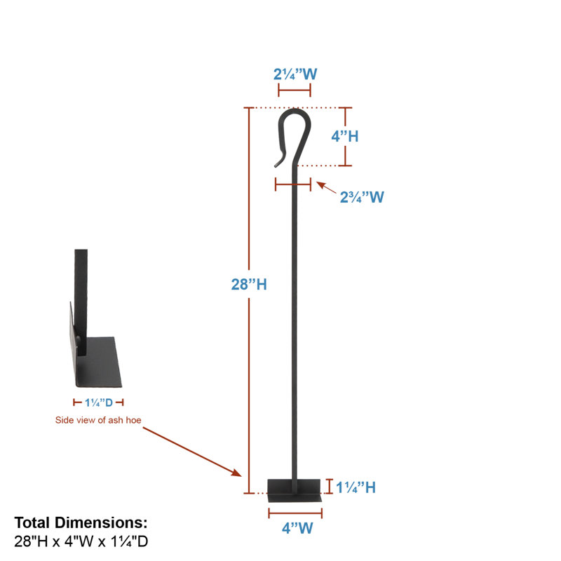 Everson Iron Fireplace Tool Set
