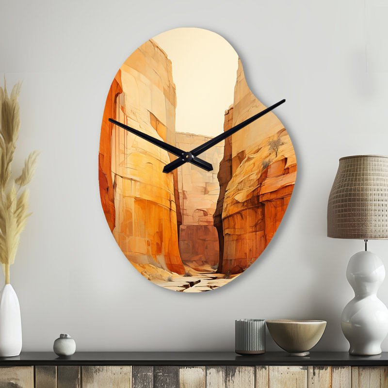 Horloge murale Ewert Bold Landscape Canyon Desert V - Canyon, Petit