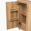 Meuble-lavabo avec lavabo, armoire de salle de bain avec portes et tiroir