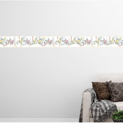 Jendri Peel & Stick Floral Border