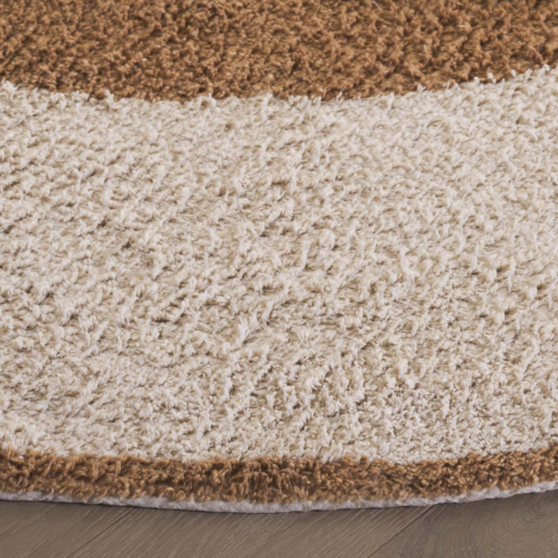 Sigita Handtufted Recycled Cotton Machine Washable Rug, Round 6'