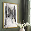 Gray Scribbles I, reproduction encadrée - bois massif-476822681-476822684