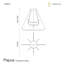 Matilda 4 - Light Silver LED Unique/Statement Pendant