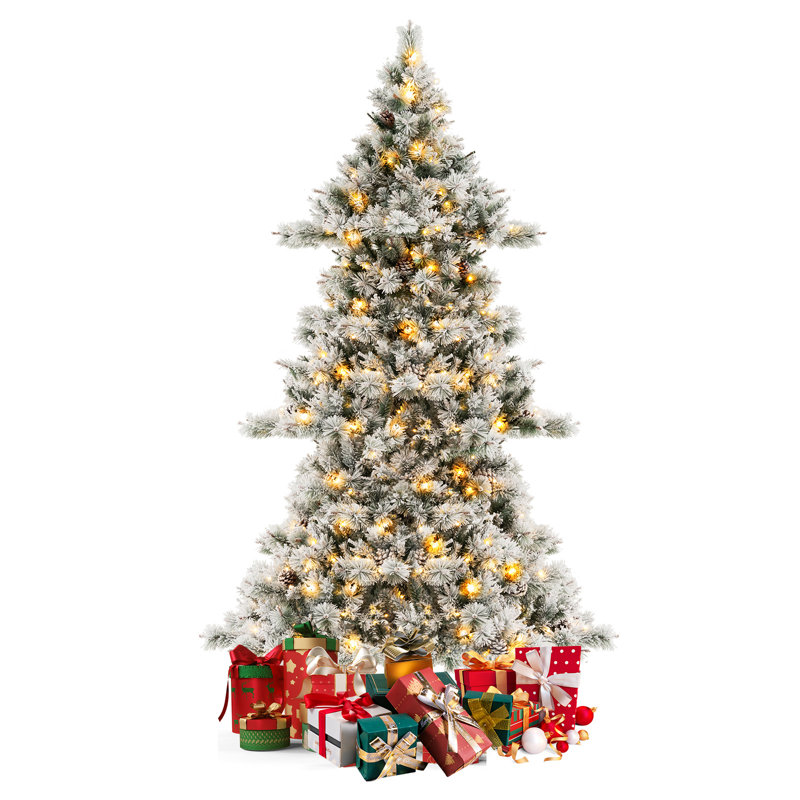 Arbre de Noël artificiel éclairé 7 pi