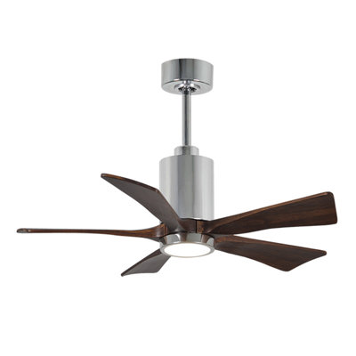 Ventilateur de plafond standard à DEL à 42 pales de 42 po avec télécommande et ensemble d'éclairage inclus Patricia