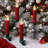 10 Pack Led Flameless Red Taper Clip On/suction Cup Candles For Christmas Tree/window, 3.5" Flickering Warm White-1638365536