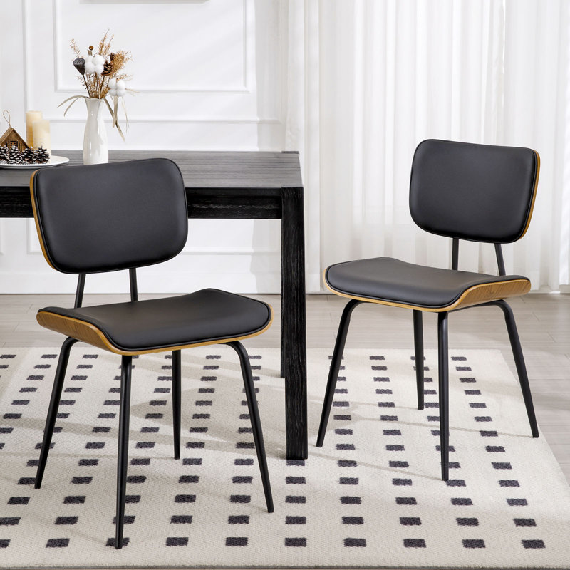Chaise rembourrée, Noir, noir, noir, noir, 4