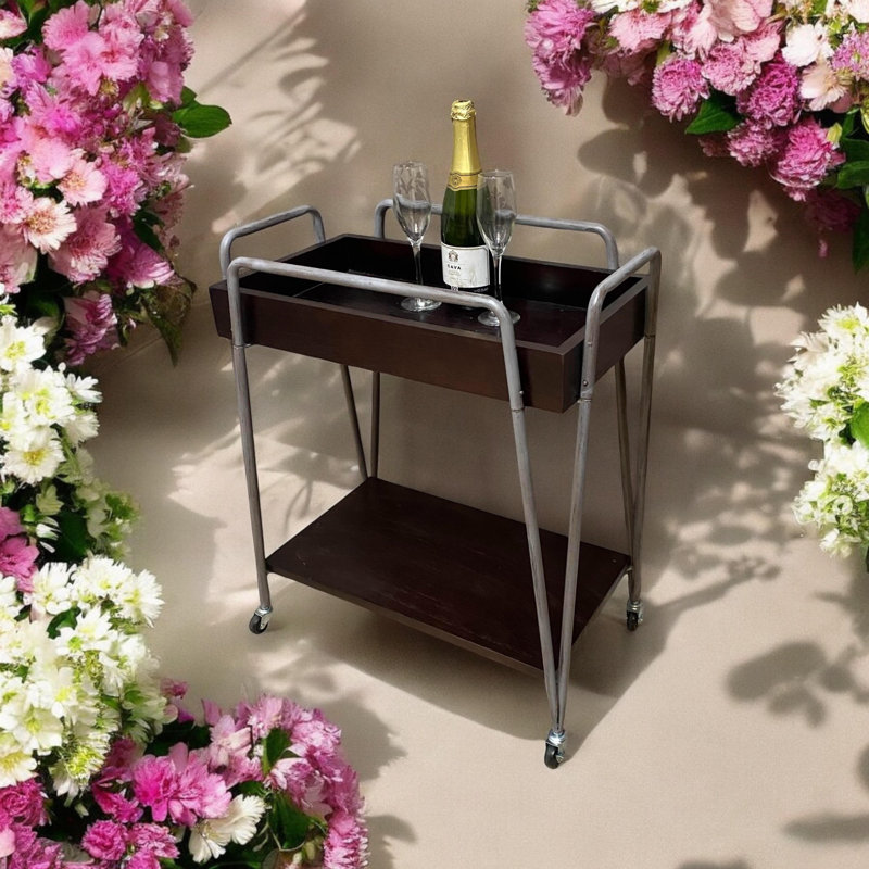 Cascadera Metal Bar Cart