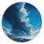 Nuage dans le ciel, peinture abstraite-88627685