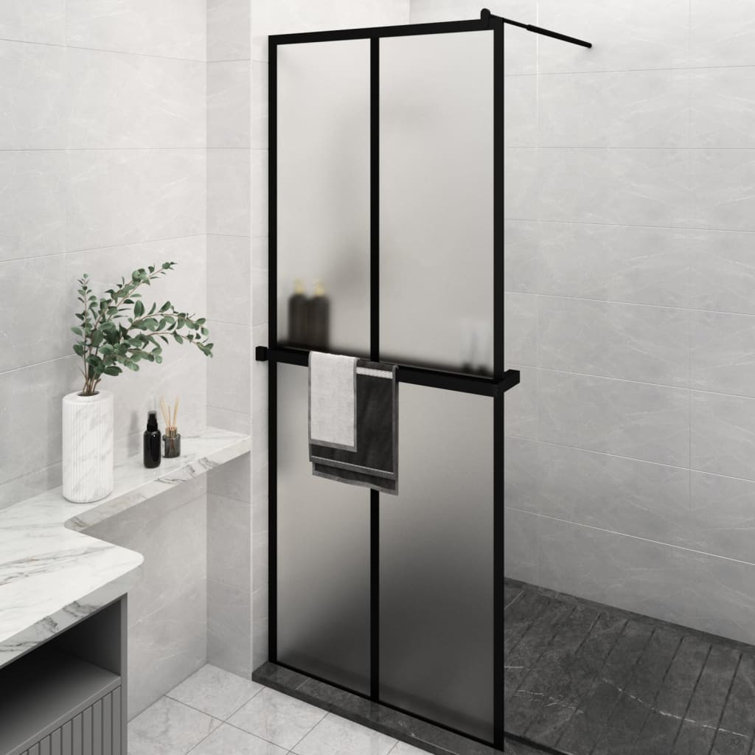 31.5'' W 76.8'' H Framed Rectangle Shower Enclosure