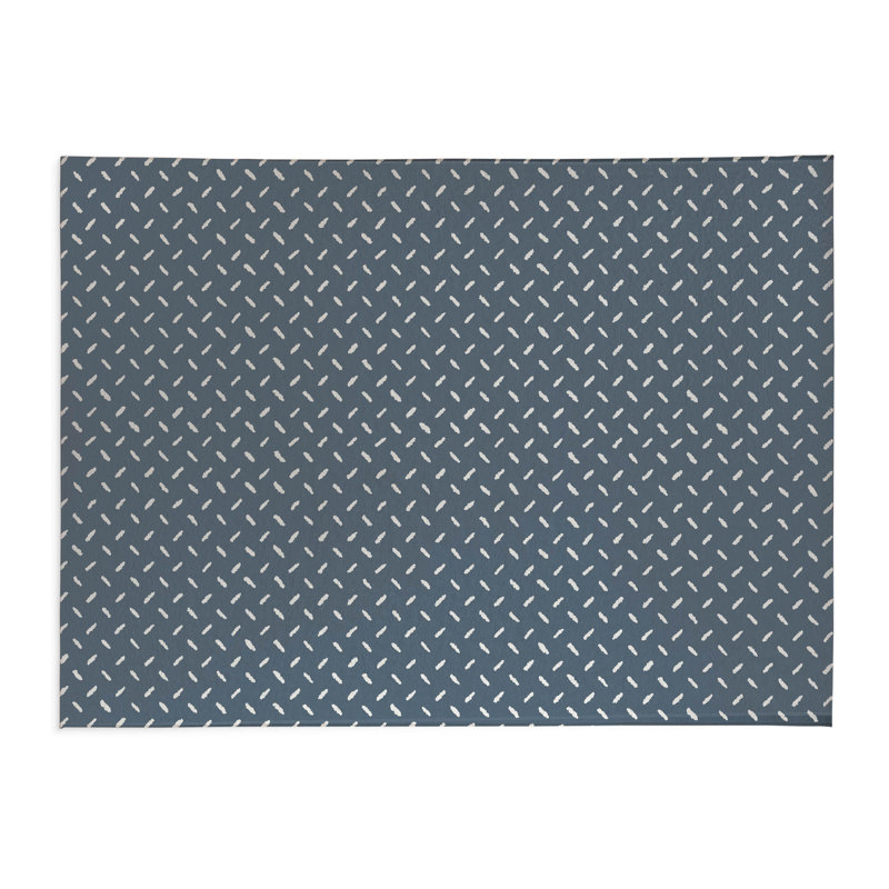 Kat Indoor Doormat, Blue, 24" W x 36" L