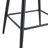 2-Piece Bar Stools (White+Black)