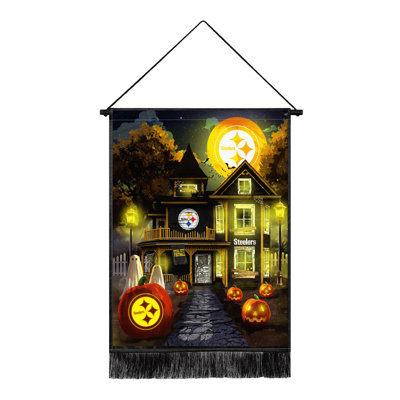 Tapisserie d'Halloween NFL Pittsburgh Steelers | 24 x 18 po