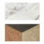 Marbre 12 x 24 - blanc or rouge, gris, style enchanteur, carrelage de style gris