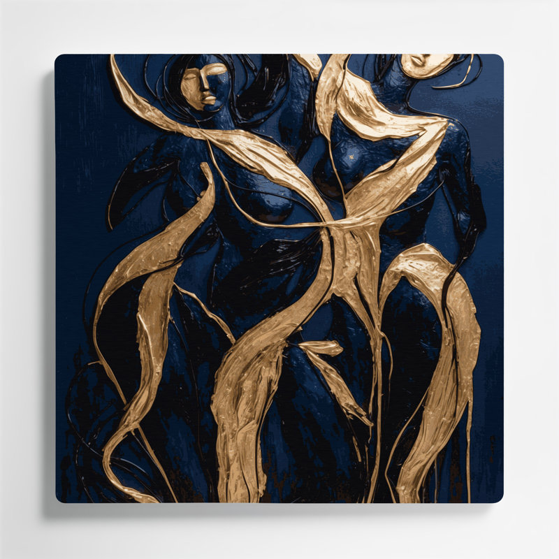 Art mural abstrait gris figuratif 67, H 16 po x l 16 po