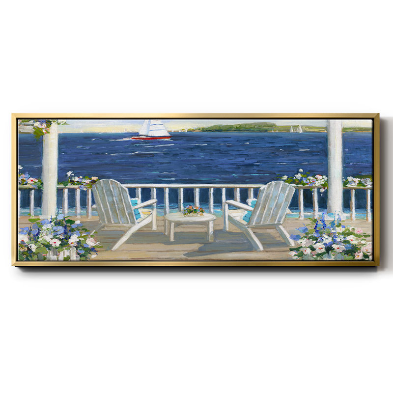 Voile d'été - toile encadrée, H 20 po x l 50 po