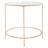 Geraldina Glass Top End Table