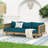 3 SEATER DAYBED WITH RATTAN ARMS-1694002546