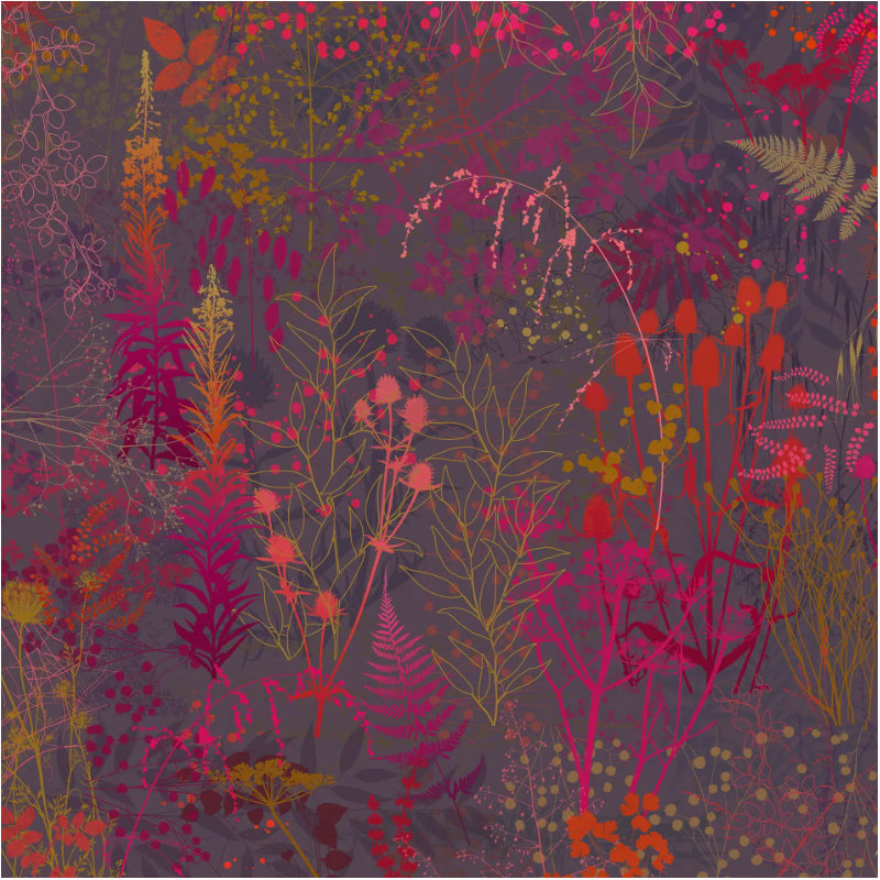 Clarissa Hulse Serendipity Kaleidoscope Fixed Size Mural, Brown