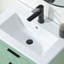 Ensemble de meuble-lavabo mural 24 po vert