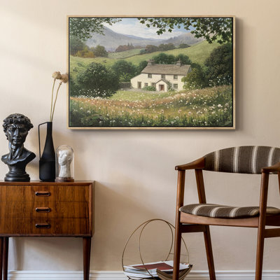 Paysage rétro - CCXLV III - Impression sur toile tendue