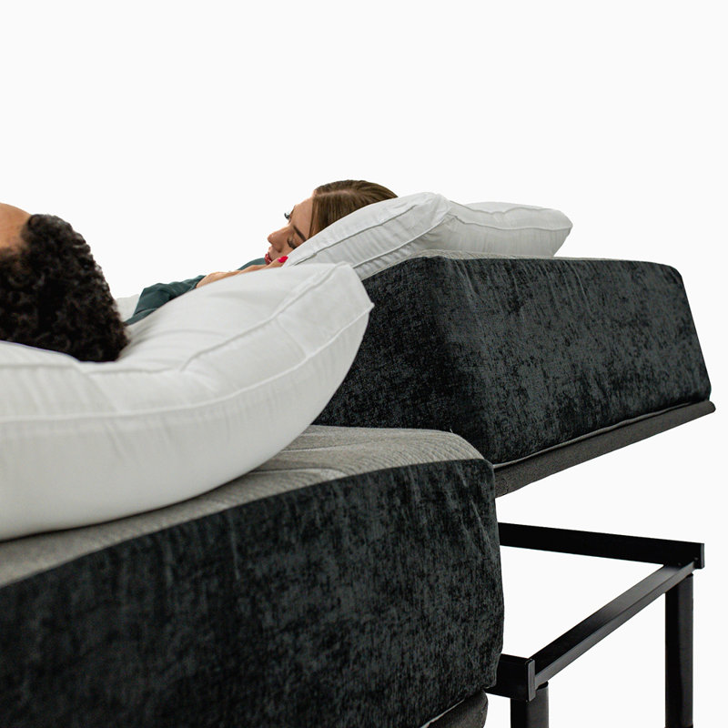 Queen Size Flex Head Quick Assembly Adjustable Bed Frame With Voice Activated Controls