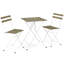 Acacia Solid Wood Patio Dining Set Table,-906459567