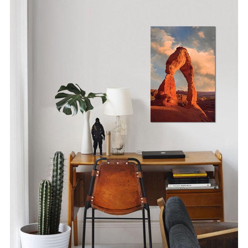 «Delicate Arch in Arches National Park, Utah II», reproduction de photo sur toile, H 18 po x l 12 po x P 1,5 po