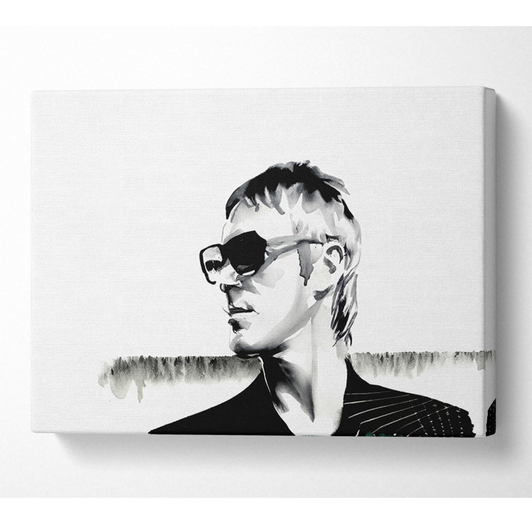 Paul Weller Shades - Wrapped Canvas Kunstdrucke