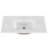 32-Inch White Ceramic Bathroom Sink, Fits 32-Inch Vanity,Pre-Drilled Faucet Hole,Modern Minimalist Design,Durable & Easy To Clean Includes only the sink, does not include the cabinet
