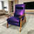 Metallic Deep Violet Lilac Leather est en rupture de stock