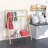 Mito 31.1''W Foldable Kids Clothes Rack with Double Rods & Storage Shelf-375306273
