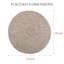 Ensemble de 4 napperons tressés beige-931086467