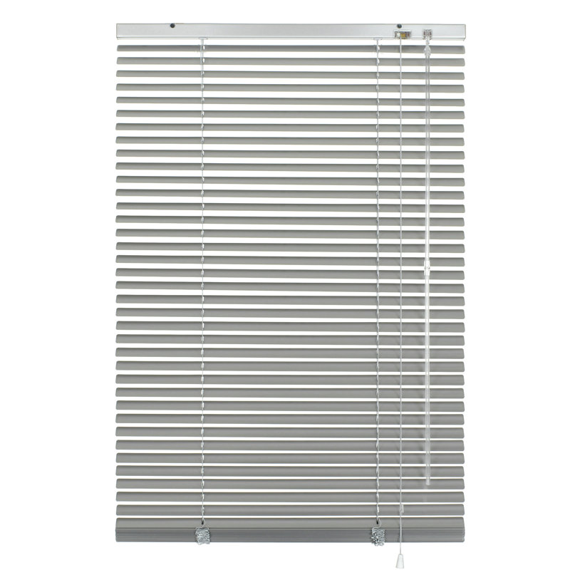 Room Darkening Mini Blinds, Silver, 240cm L x 140cm W