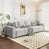 Light Gray Linen Blend