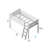 Jaquelinee Kids Twin Loft Bed-1006546664