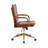 Luxury Faux Leather Office Chair - Padded Arms-1168926806