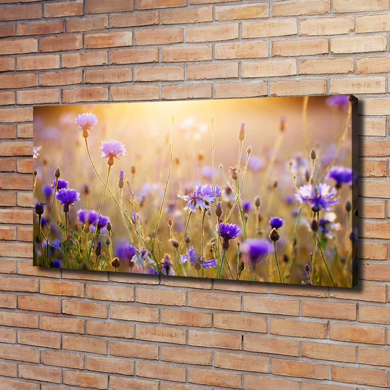 Field Flowers - Wrapped Canvas Print