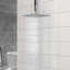 Pomme de douche à pluie carrée 8 po, fixation murale / plafond-118580315
