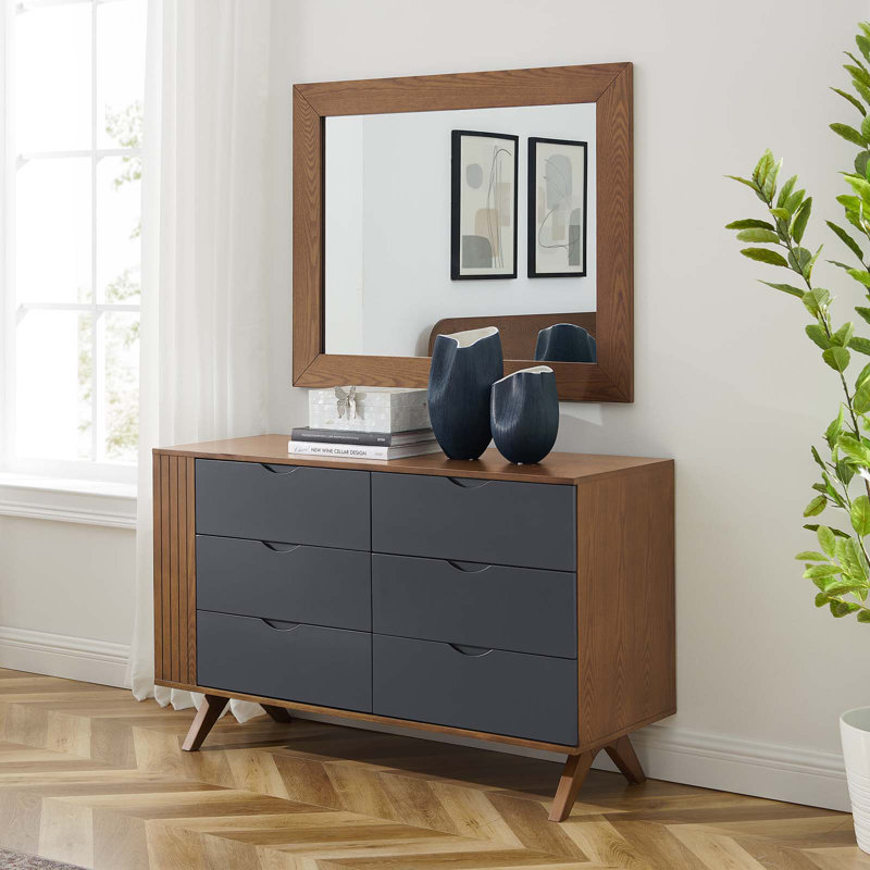 Commode et miroir Dylan par Modway