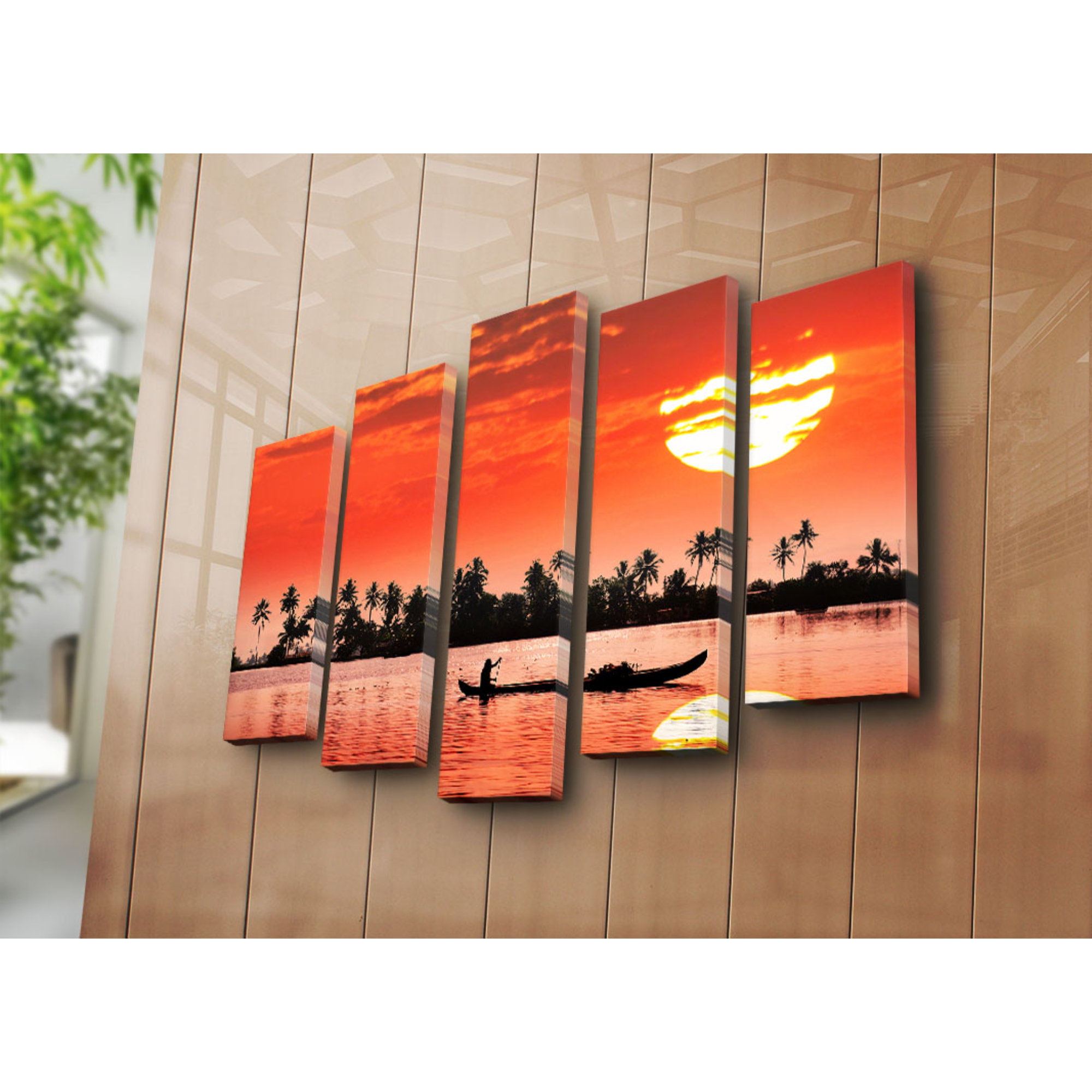East Urban Home 5 Piece Wrapped Canvas Photograph | Wayfair