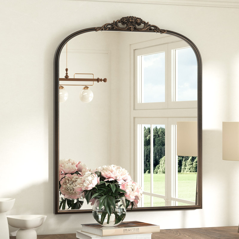 Miroir mural Arnott, 36 po x 30 po, Bronze Antique